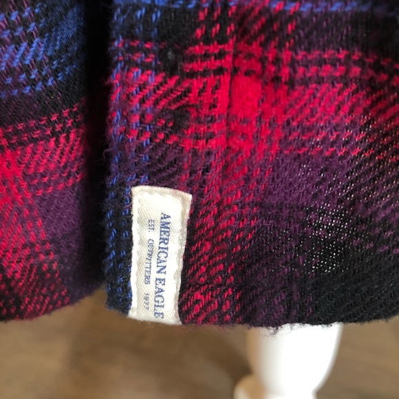 AE boyfriend fit flannel! - Picture 3 of 4